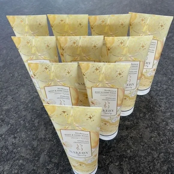 Nakery Beauty Skin Restore Body & Hand Wash Sparkling Celebrations smells YUMMY! - Picture 1 of 7